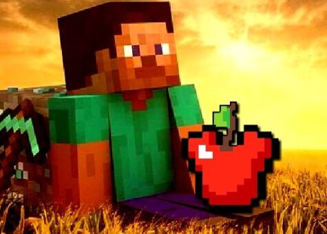 Minecraft Apple Shooter Game